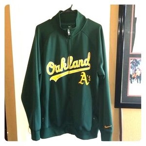 Oakland A's zipper jacket